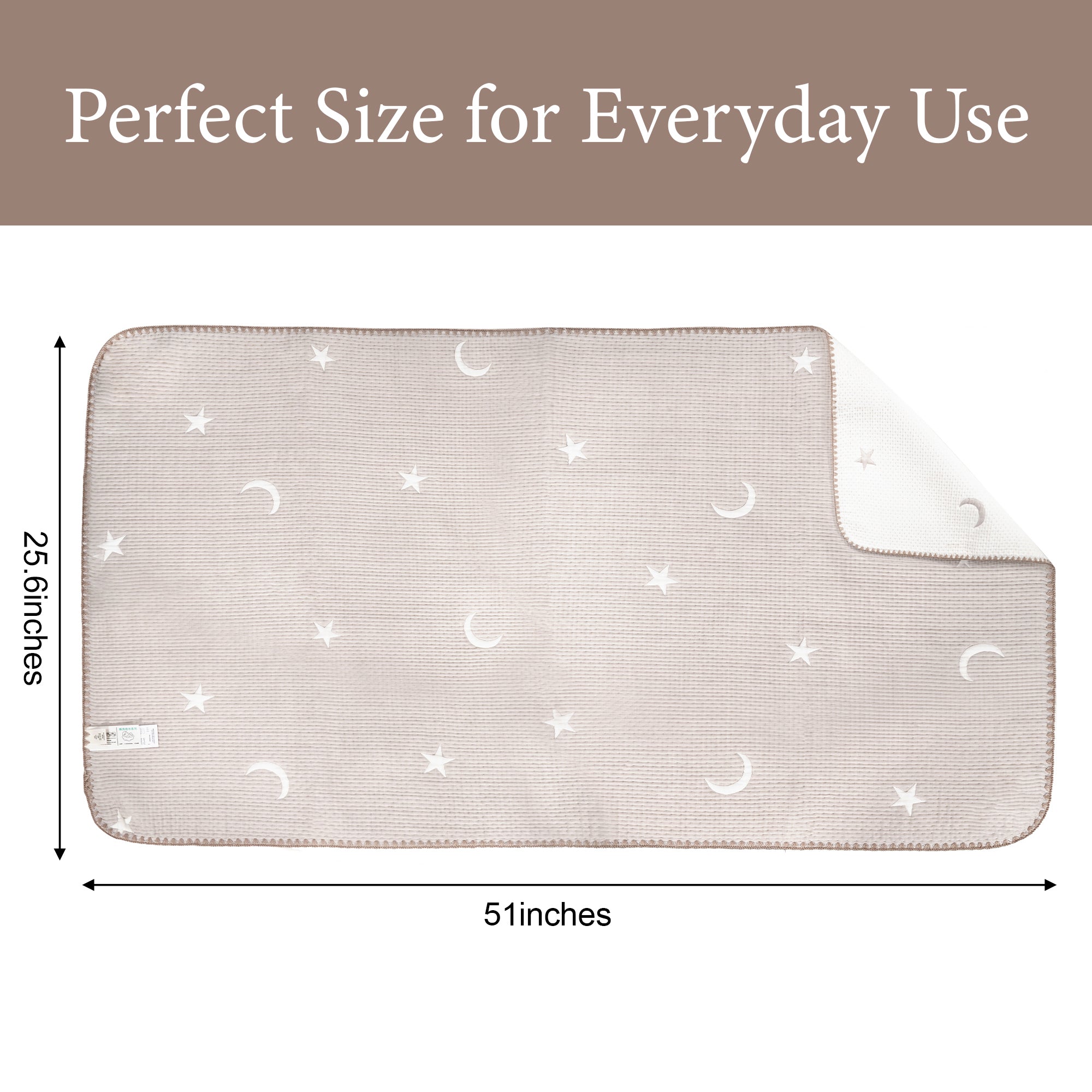 Star and Moon Baby Blanket